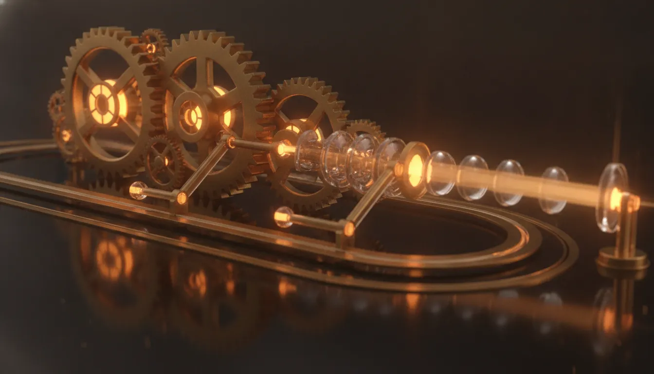 Glowing gears and levers that influence advertising cost