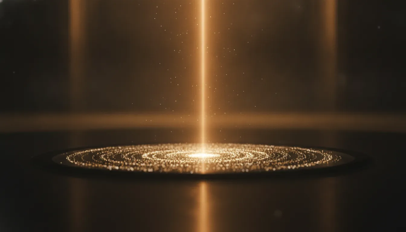 A single clear beam of insight rising from unified data