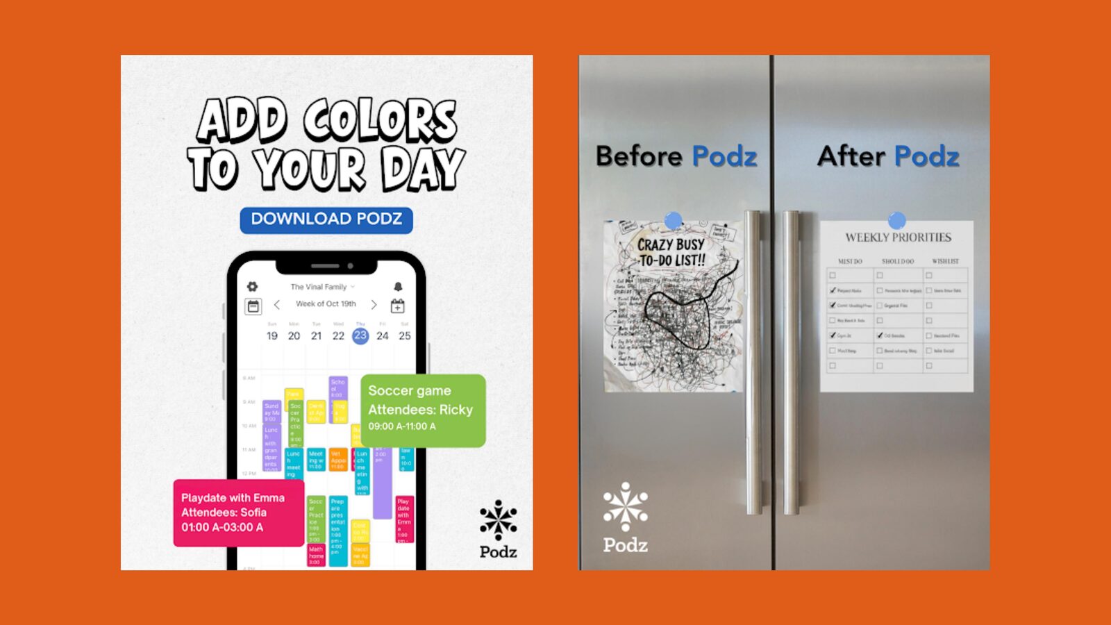 Podz Family Organizer App case study, How Podz Ads Grew 107% with Creative Optimization